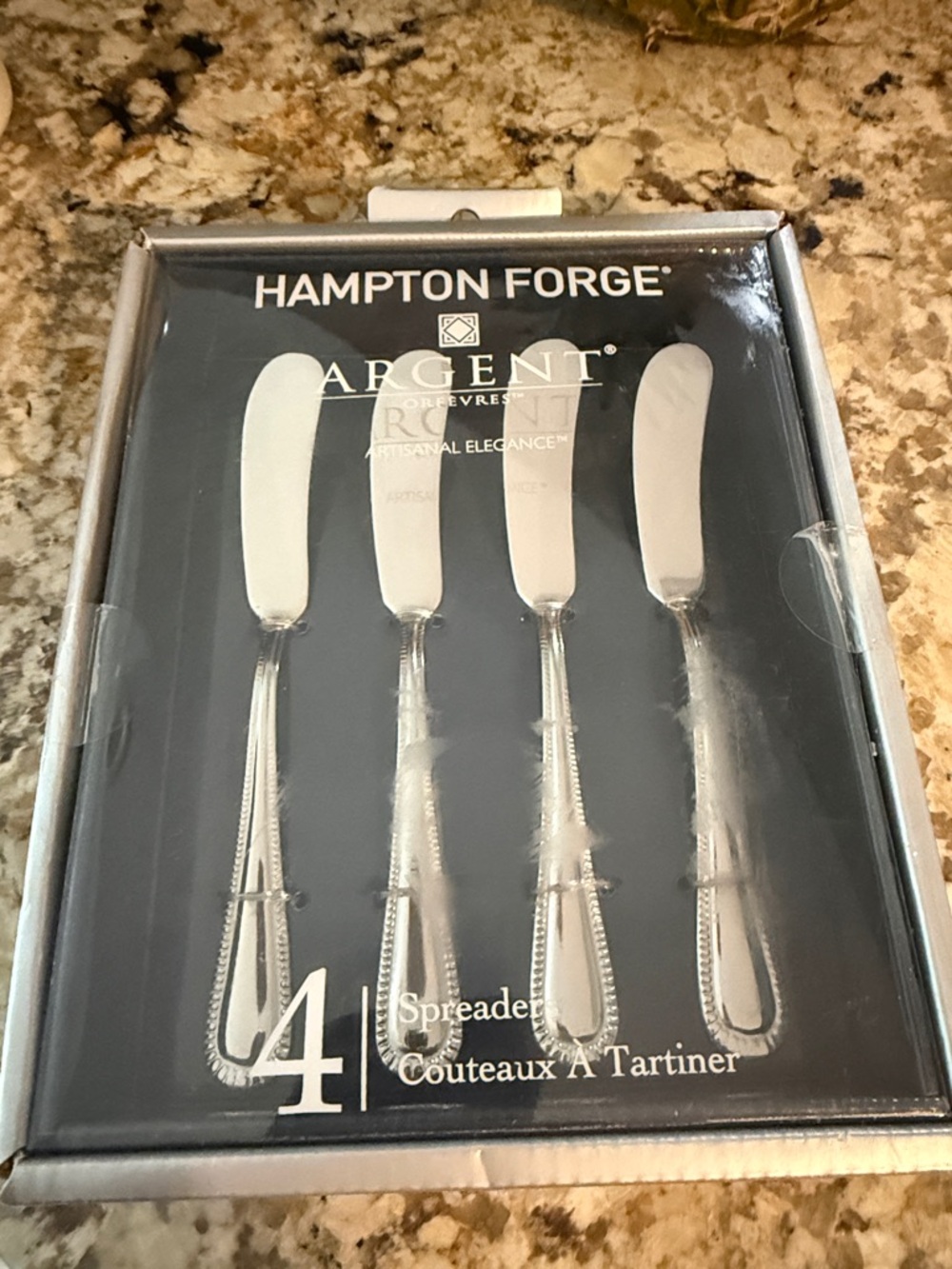 Hampton Forge Argent Stainless Spreaders Set - Silver (4-Pack)